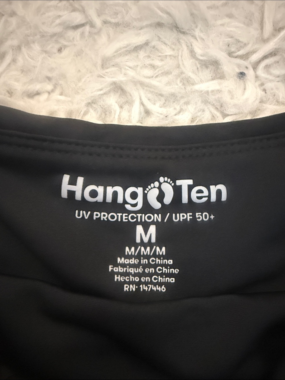 Hang Ten Women's Black Athletic Shorts with Zip Pocket - Picture 5 of 10